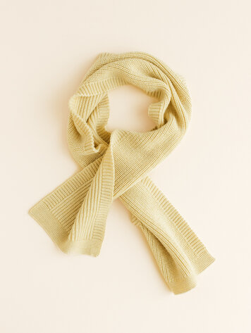 Hvid Scarf Gustave - Light Yellow