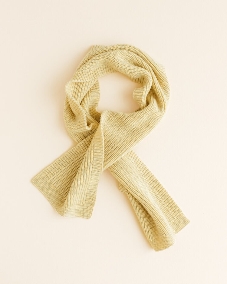 Hvid Scarf Gustave - Light Yellow