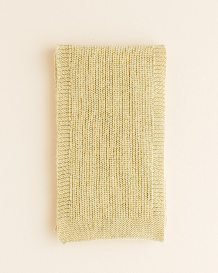 Hvid Scarf Gustave - Light Yellow