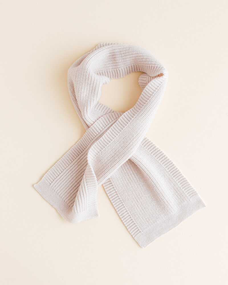 Hvid Scarf Gustave - Cream Hvid Scarf Gustave - Cream