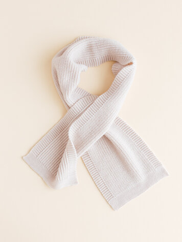 Hvid Scarf Gustave - Cream