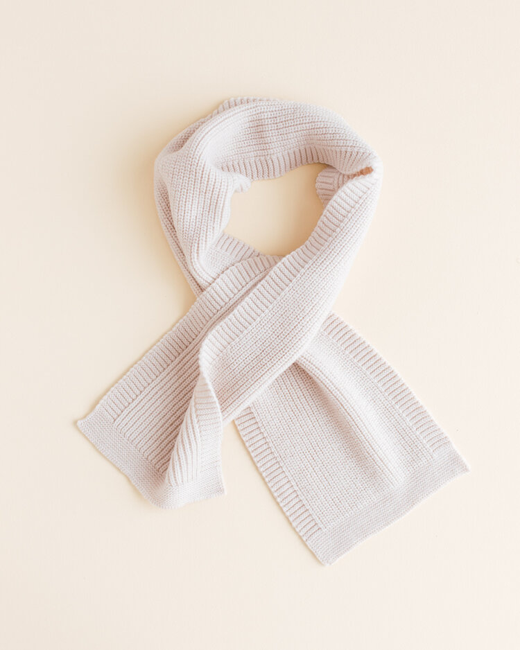 Hvid Scarf Gustave - Cream