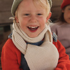 Hvid Scarf Gustave - Cream Hvid Scarf Gustave - Cream