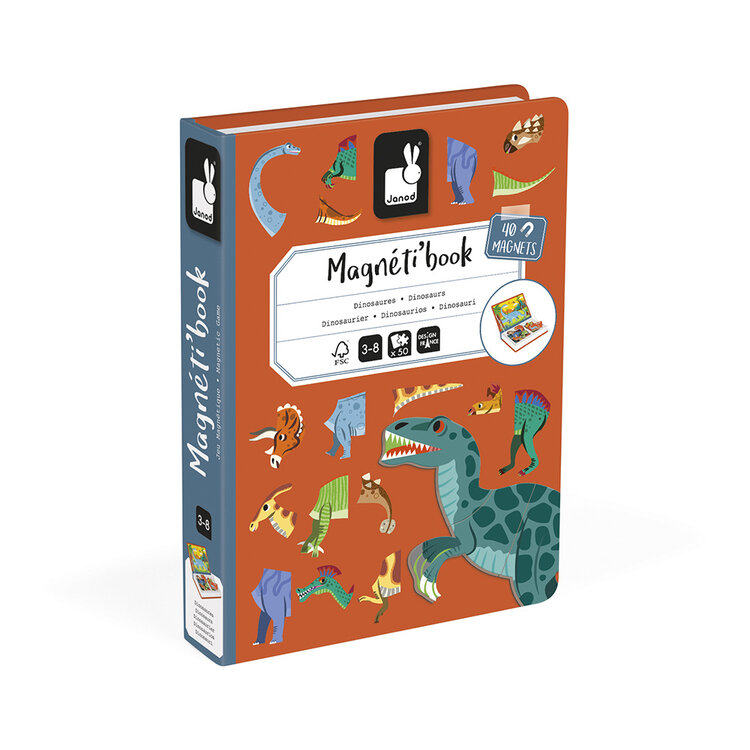 Janod Magnetibook - Dinosaurus
