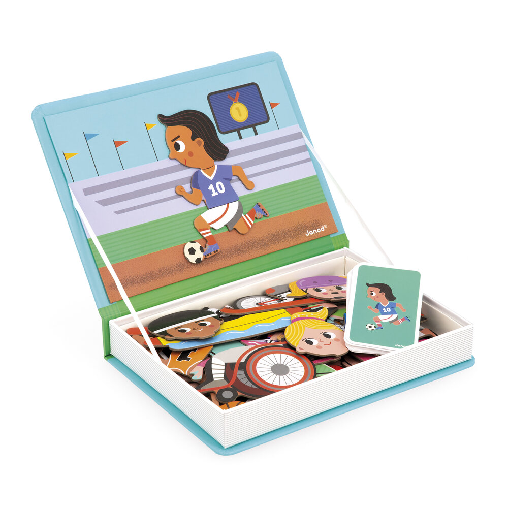 Janod Janod Magnetibook - Sporten Janod Janod Magnetibook - Sporten