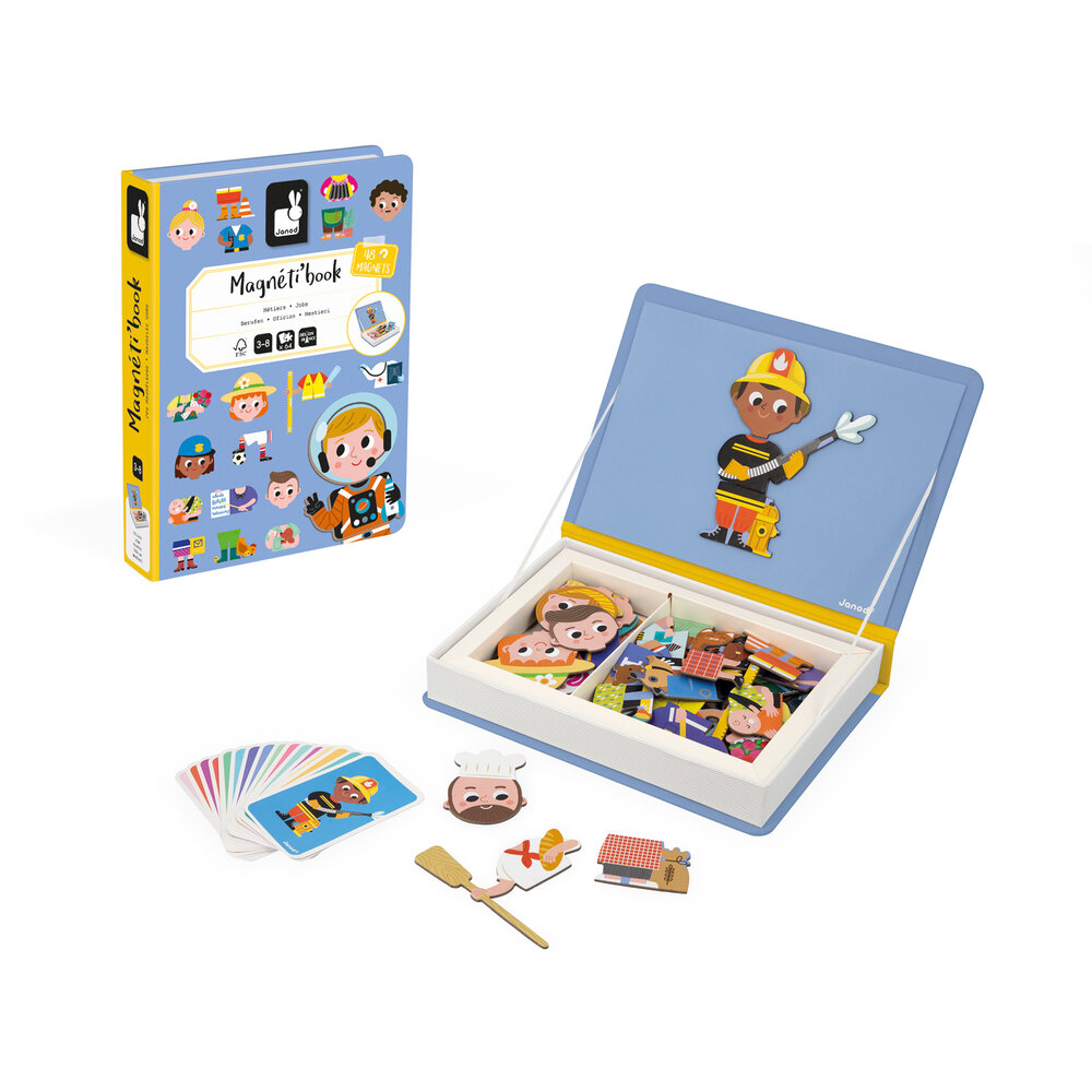 Janod Janod Magnetibook - Beroepen Janod Janod Magnetibook - Beroepen
