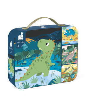 Janod Janod Puzzel - 4 puzzels Dinosaurus