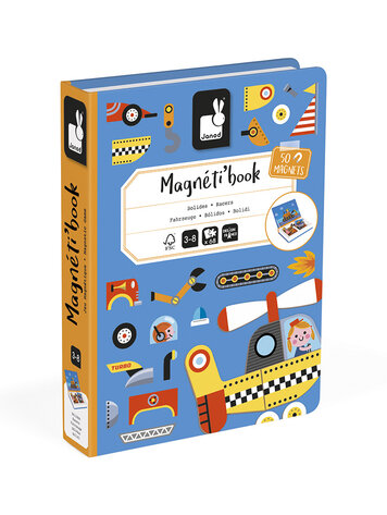 Janod Magnetibook - Racers