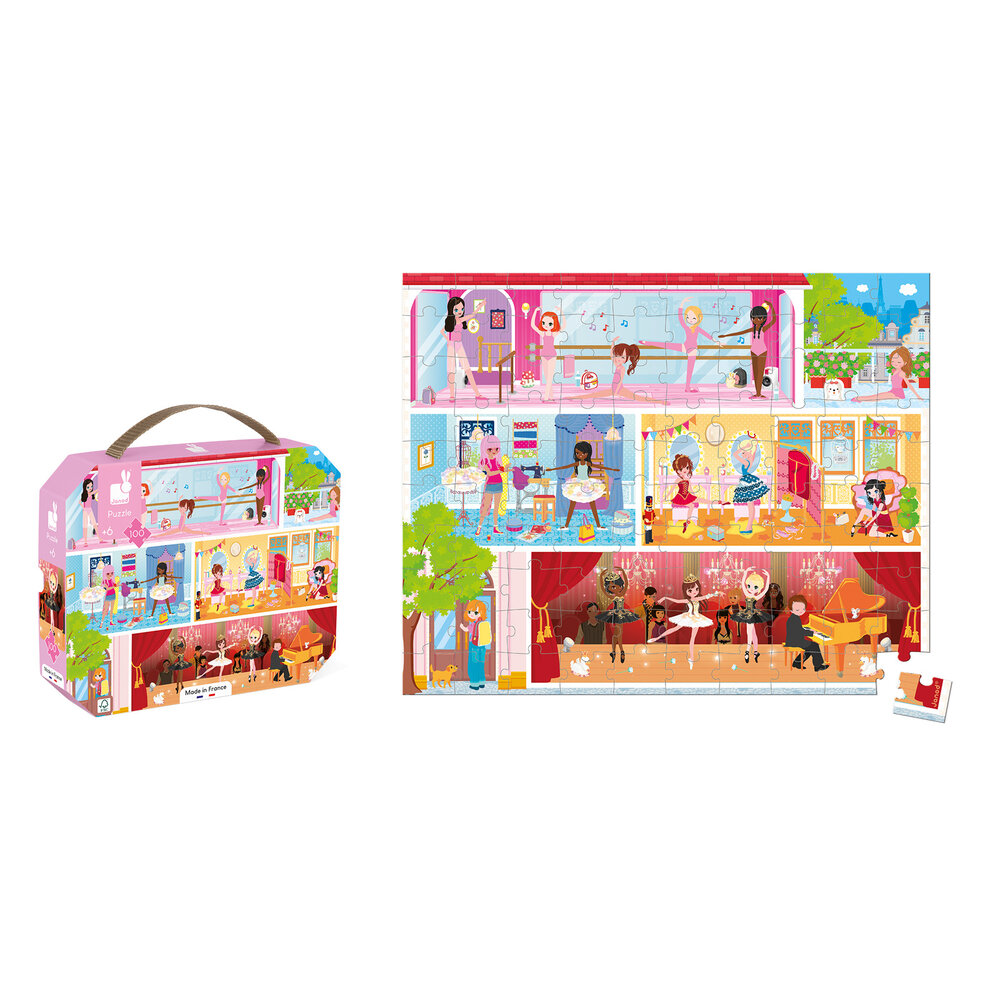 Janod Janod Puzzel - De Dansschool Janod Janod Puzzel - De Dansschool
