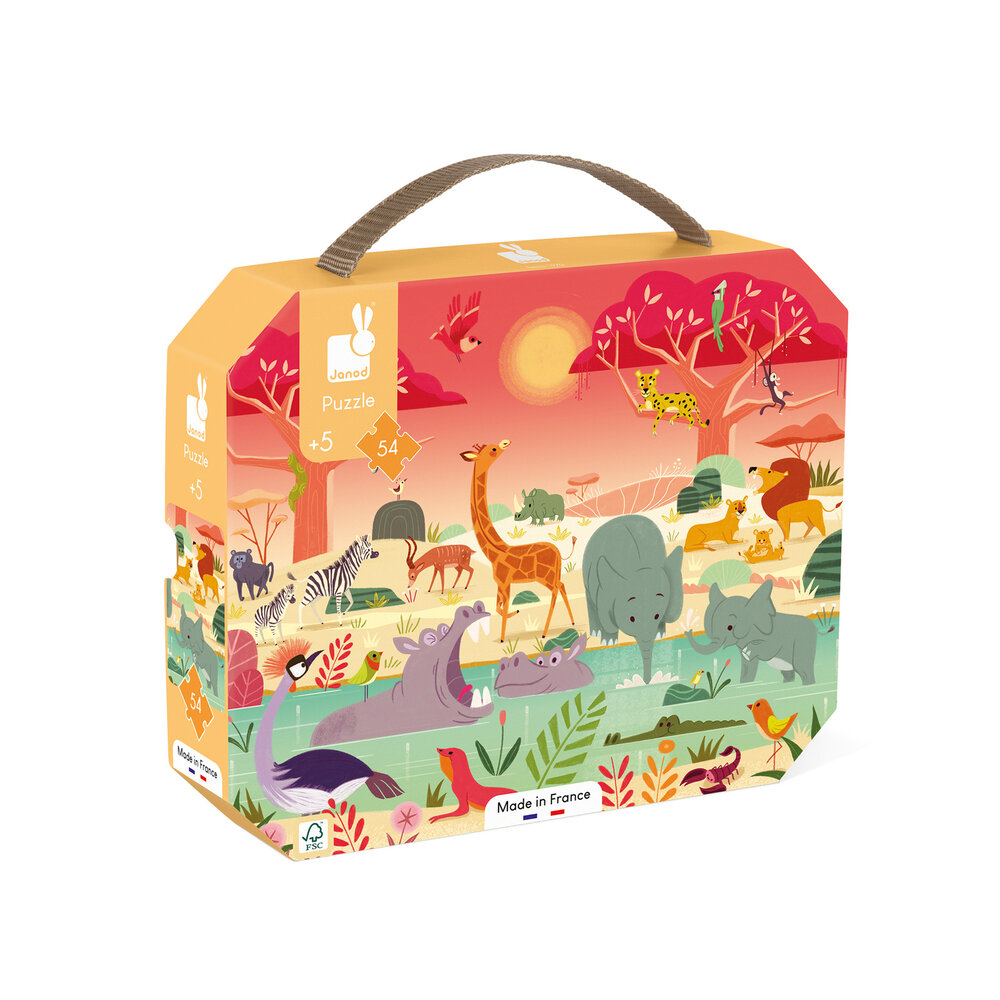 Janod Janod Puzzel - Het Dierenreservaat