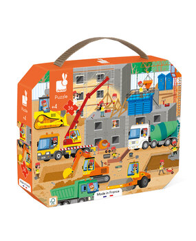 Janod Janod Puzzel - Op de Bouwplaats