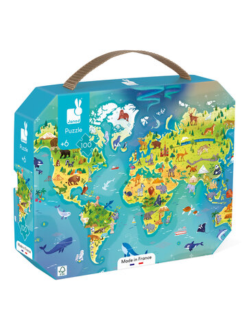 Janod Janod Puzzel - De wereld