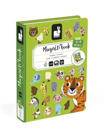 Janod Magnetibook - Dieren
