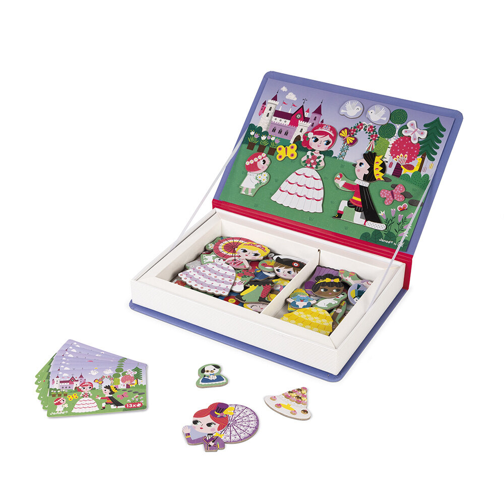 Janod Janod Magnetibook - Prinsessen Janod Janod Magnetibook - Prinsessen