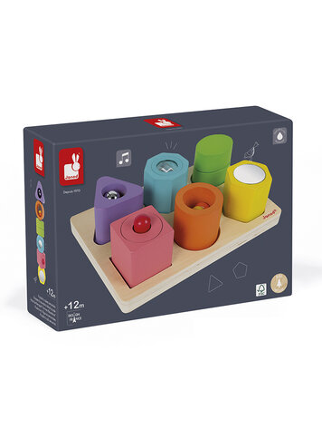 Janod Janod I Wood - Vorm en geluid puzzel
