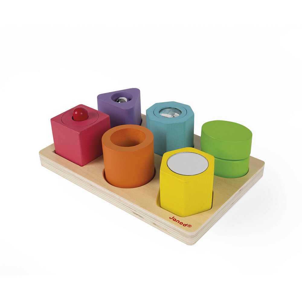 Janod Janod I Wood - Vorm en geluid puzzel Janod Janod I Wood - Vorm en geluid puzzel