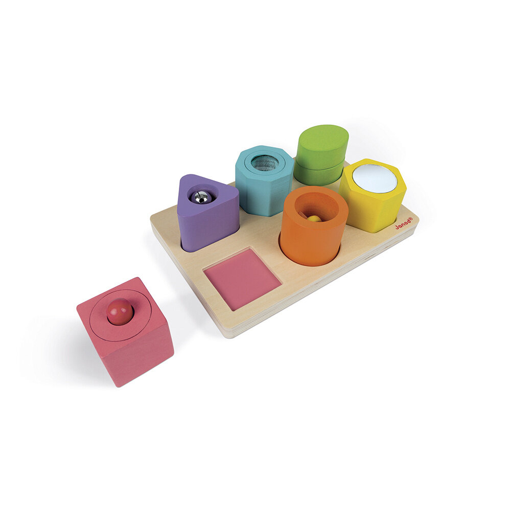 Janod Janod I Wood - Vorm en geluid puzzel Janod Janod I Wood - Vorm en geluid puzzel