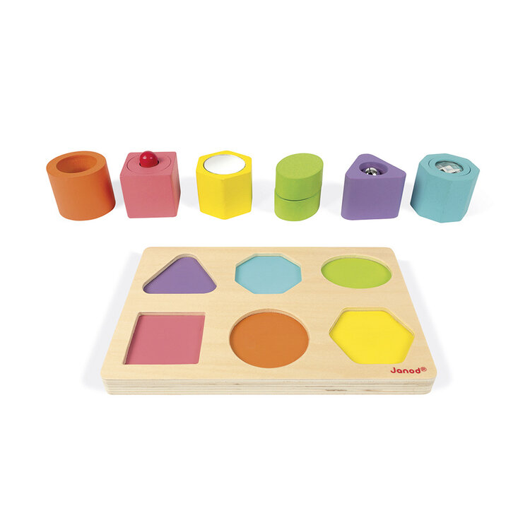 Janod Janod I Wood - Vorm en geluid puzzel