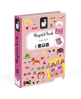Janod Janod Magnetibook - Gekke gezichten meisjes
