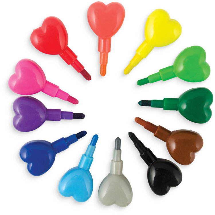 Ooly Ooly - Heart to Heart Stacking Crayons