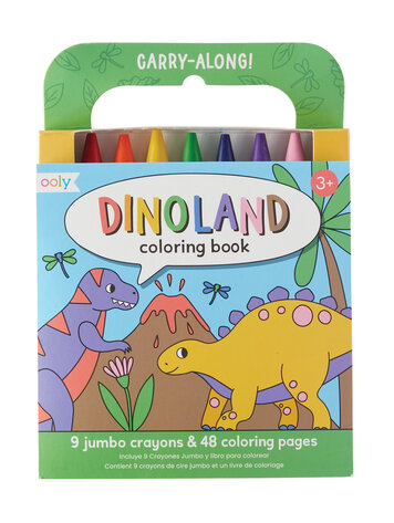 Ooly Ooly - Carry Along Coloring Book - Dinoland