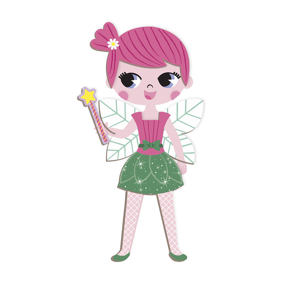 Janod Janod Magnetibook - Verkleedfeest meisjes Janod Janod Magnetibook - Verkleedfeest meisjes