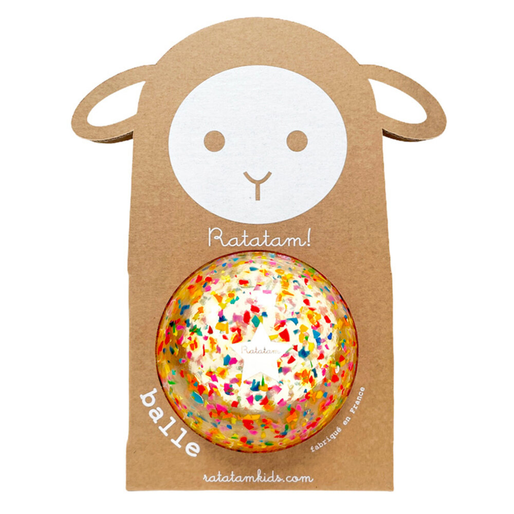 Ratatam Confetti balls sheep 10 cm Ratatam Confetti balls sheep 10 cm