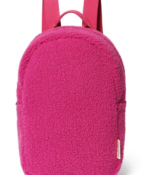 Studio Noos Pink teddy mini backpack