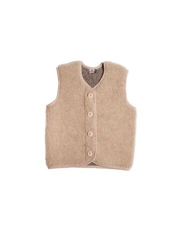 Alwero Bodywarmer vest po junior - sand brown
