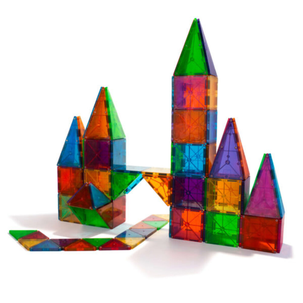 Magna Tiles Clear Colors 100 stuks Magna Tiles Clear Colors 100 stuks