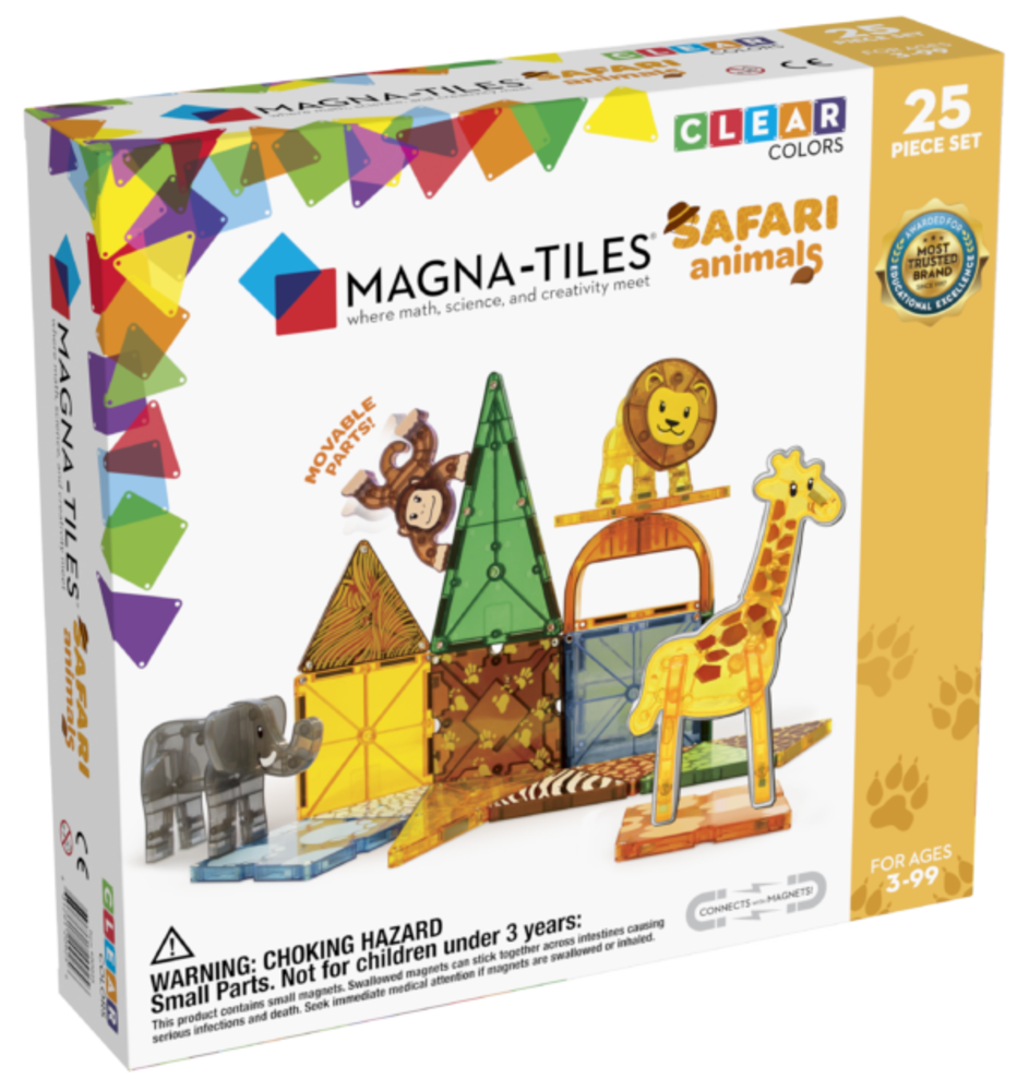 Magna Tiles Safari Animals set 25 stuks