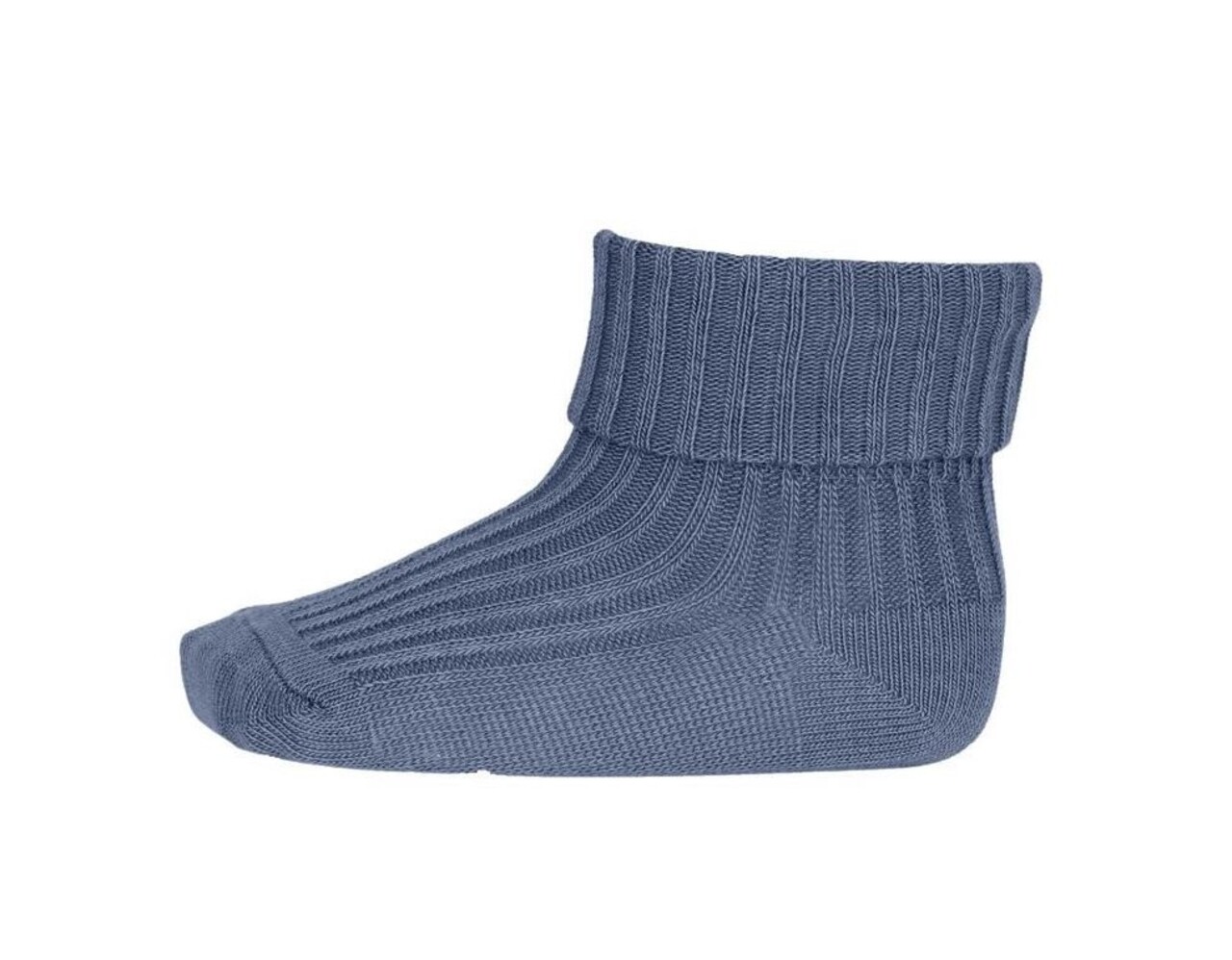 MP Denmark 10 533 4222 Cotton rib baby socks Stone Blue MP Denmark 10 533 4222 Cotton rib baby socks Stone Blue