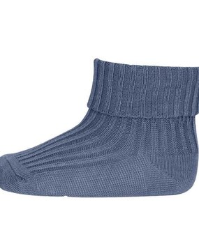 MP Denmark 10 533 4222 Cotton rib baby socks Stone Blue MP Denmark 10 533 4222 Cotton rib baby socks Stone Blue
