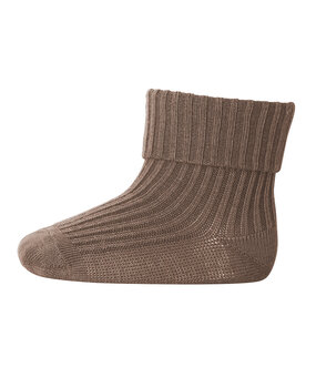 MP Denmark 10 533 76 Cotton rib baby socks Brown Sienna MP Denmark 10 533 76 Cotton rib baby socks Brown Sienna