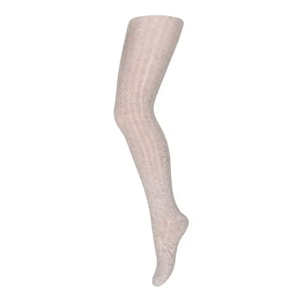 MP Denmark 10 130 108 Cotton rib tights Beige Melange MP Denmark 10 130 108 Cotton rib tights Beige Melange