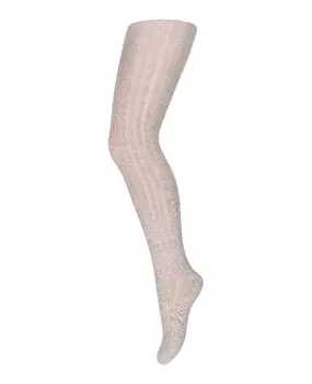 MP Denmark 10 130 108 Cotton rib tights Beige Melange MP Denmark 10 130 108 Cotton rib tights Beige Melange