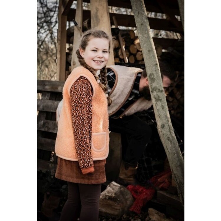Alwero bodywarmer alpen junior - salmon