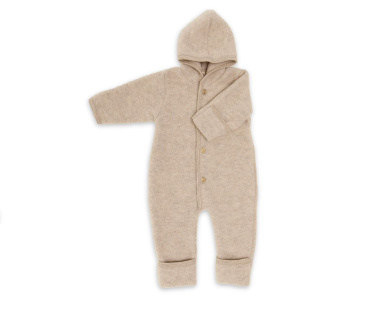 Engel Natur wol fleece pakje - sand melange Engel Natur wol fleece pakje - sand melange