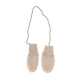 Engel Natur wol fleece baby wantjes - sand melange Engel Natur wol fleece baby wantjes - sand melange