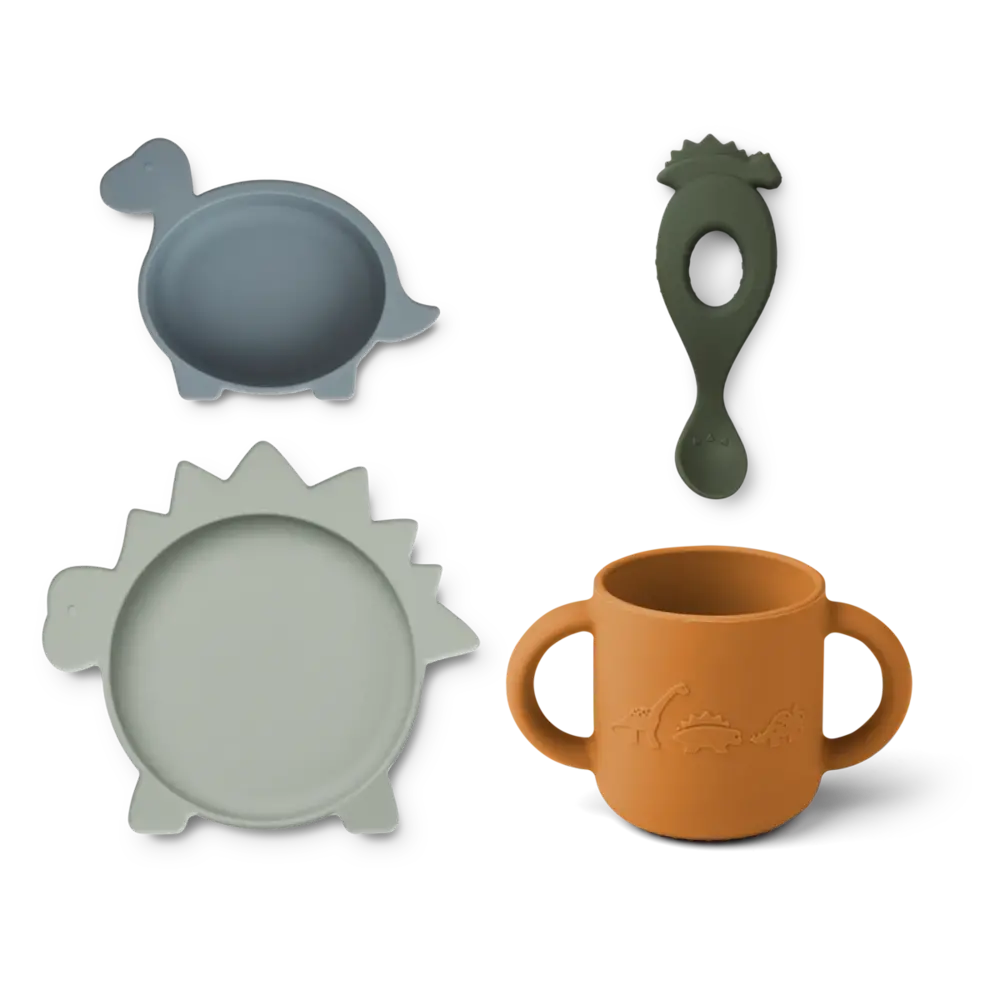 Liewood Vivi silicone set - 6943 Dino Liewood Vivi silicone set - 6943 Dino