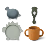 Liewood Vivi silicone set - 6943 Dino