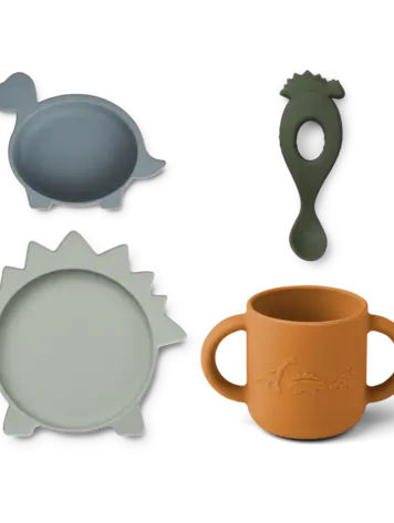 Liewood Vivi silicone set - 6943 Dino