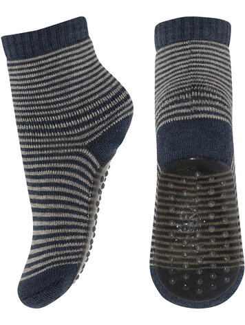 MP Denmark 10 79233 4980 Vilde socks - Dark denim melange