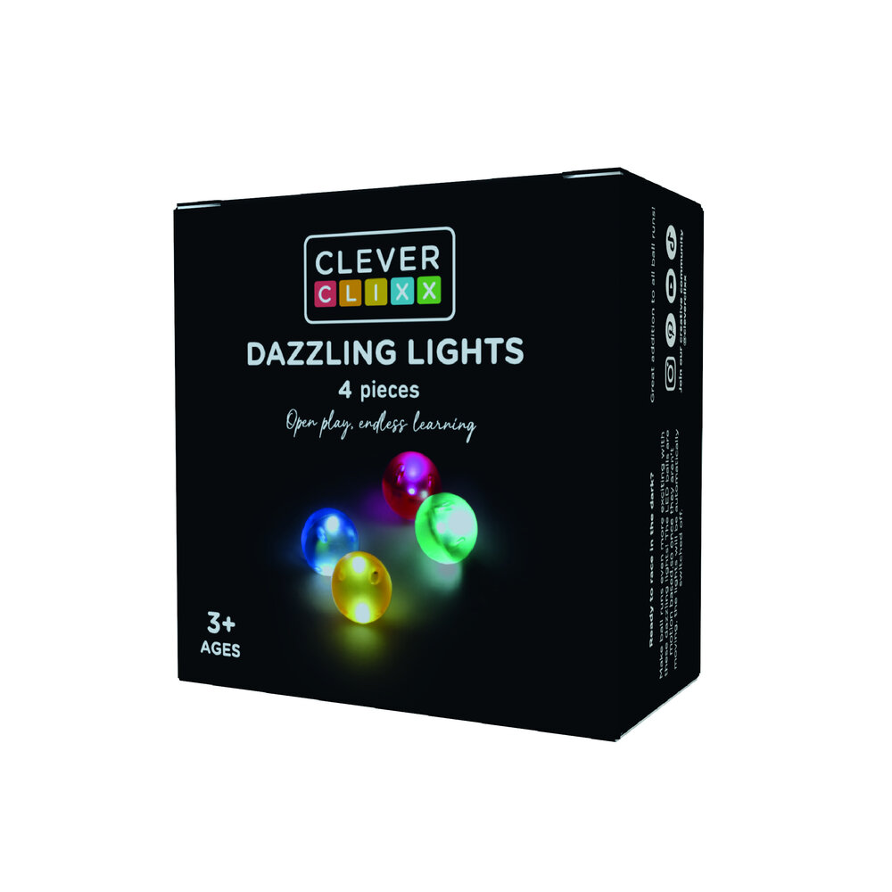 Cleverclixx Balls pack dazzling lights 4 stuks Cleverclixx Balls pack dazzling lights 4 stuks