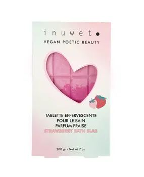 Inuwet Fizzer Bath Slab - Strawberry Inuwet Fizzer Bath Slab - Strawberry