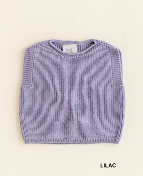 Hvid Harvey vest - lilac