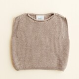 Hvid Harvey vest - sand