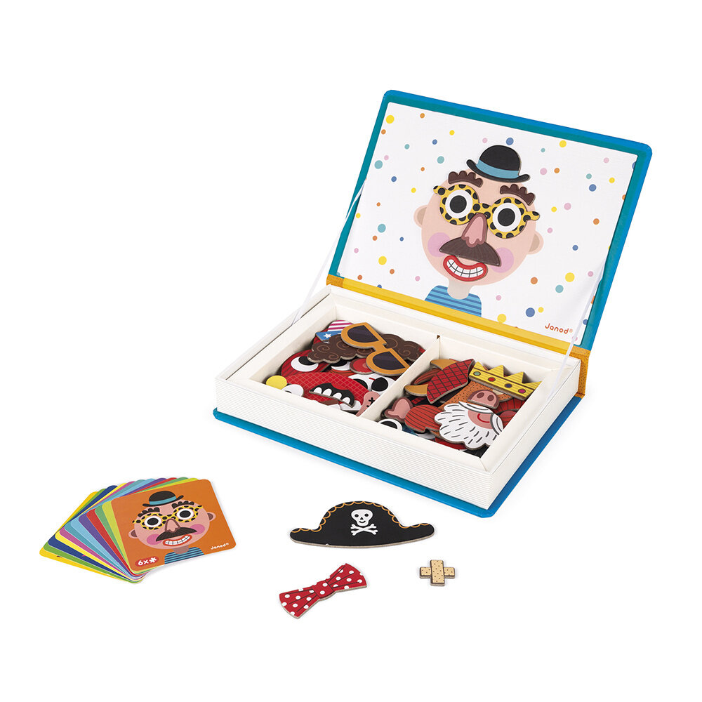 Janod Janod Magnetibook - Gekke gezichten jongens Janod Janod Magnetibook - Gekke gezichten jongens