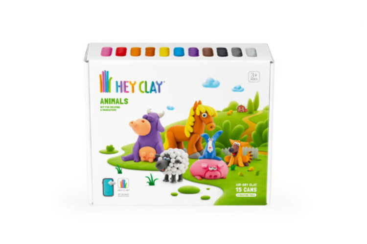 Hey Clay 15012 Farm Animals 15 cans