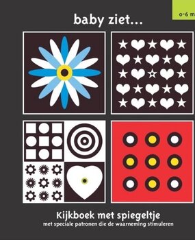 Baby ziet: kijkboek met spiegeltje 0+